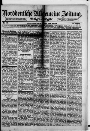 Norddeutsche allgemeine Zeitung vom 19.12.1882