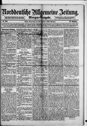 Norddeutsche allgemeine Zeitung vom 28.12.1882