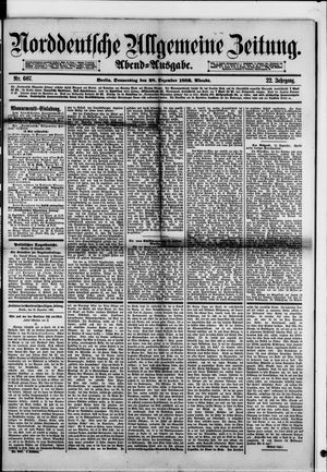 Norddeutsche allgemeine Zeitung vom 28.12.1882