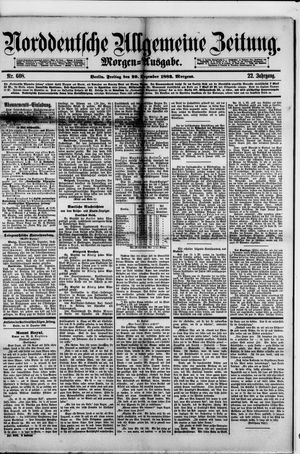 Norddeutsche allgemeine Zeitung vom 29.12.1882