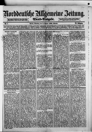 Norddeutsche allgemeine Zeitung vom 02.01.1883