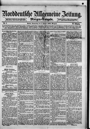 Norddeutsche allgemeine Zeitung on Jan 4, 1883
