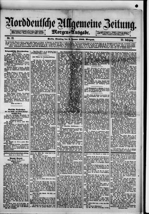 Norddeutsche allgemeine Zeitung on Jan 9, 1883