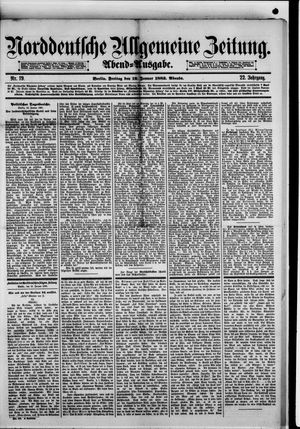 Norddeutsche allgemeine Zeitung vom 12.01.1883