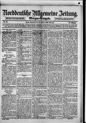 Norddeutsche allgemeine Zeitung vom 13.01.1883