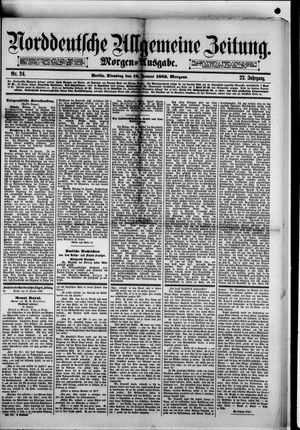 Norddeutsche allgemeine Zeitung on Jan 16, 1883