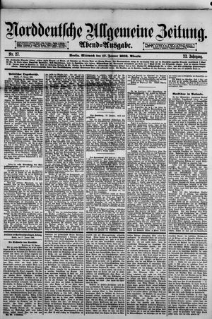 Norddeutsche allgemeine Zeitung vom 17.01.1883