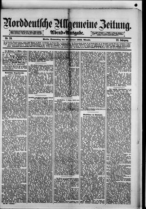 Norddeutsche allgemeine Zeitung vom 18.01.1883