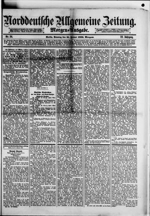 Norddeutsche allgemeine Zeitung vom 21.01.1883