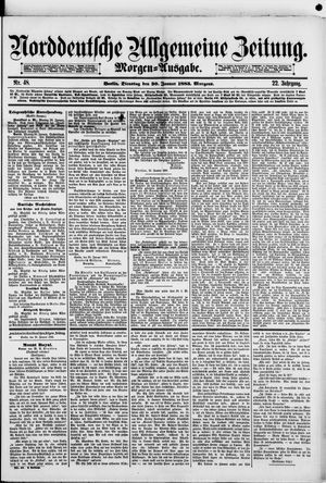 Norddeutsche allgemeine Zeitung vom 30.01.1883