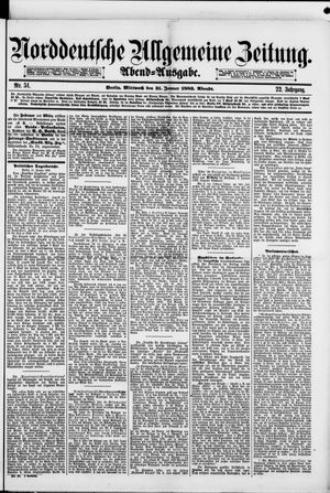 Norddeutsche allgemeine Zeitung on Jan 31, 1883