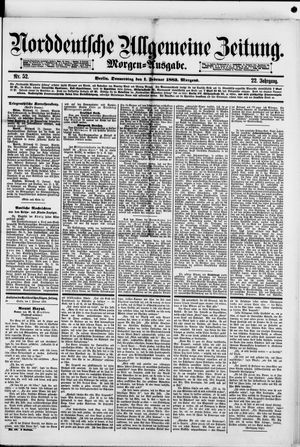 Norddeutsche allgemeine Zeitung vom 01.02.1883