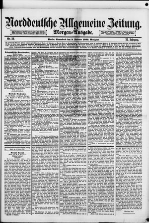 Norddeutsche allgemeine Zeitung on Feb 3, 1883