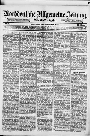 Norddeutsche allgemeine Zeitung vom 05.02.1883