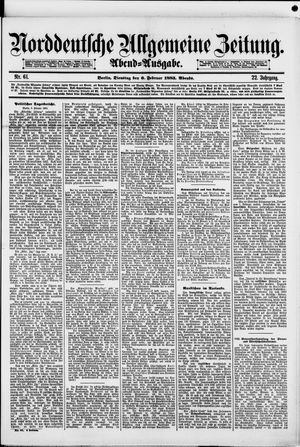 Norddeutsche allgemeine Zeitung vom 06.02.1883