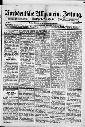 Norddeutsche allgemeine Zeitung vom 07.02.1883
