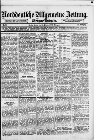 Norddeutsche allgemeine Zeitung vom 16.02.1883