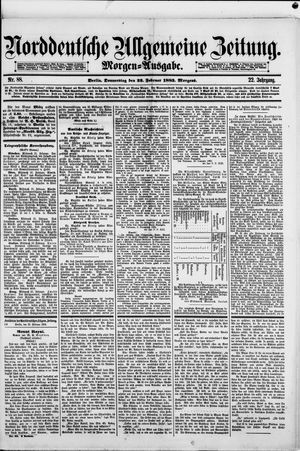 Norddeutsche allgemeine Zeitung on Feb 22, 1883