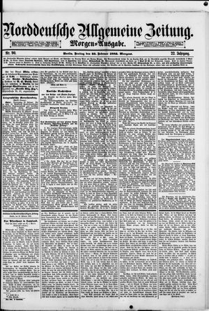 Norddeutsche allgemeine Zeitung vom 23.02.1883