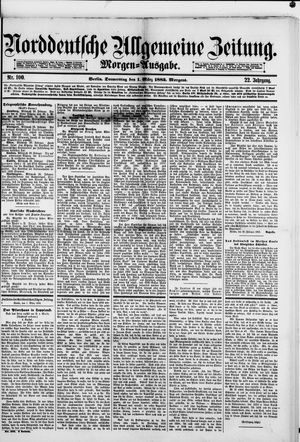 Norddeutsche allgemeine Zeitung vom 01.03.1883
