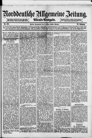 Norddeutsche allgemeine Zeitung on Mar 3, 1883