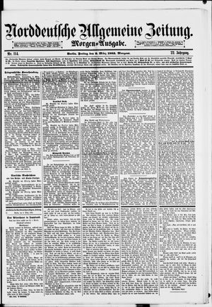 Norddeutsche allgemeine Zeitung vom 09.03.1883