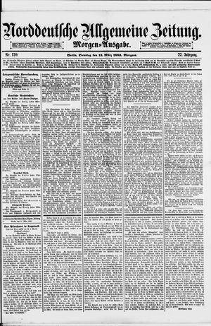 Norddeutsche allgemeine Zeitung vom 13.03.1883