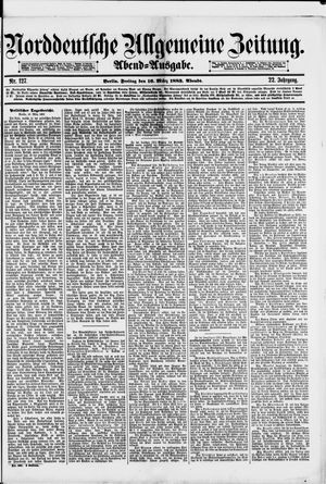 Norddeutsche allgemeine Zeitung vom 16.03.1883