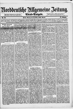 Norddeutsche allgemeine Zeitung on Mar 19, 1883