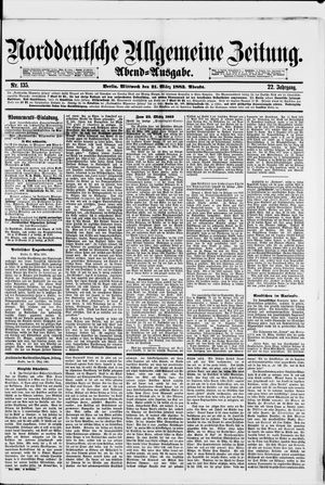 Norddeutsche allgemeine Zeitung on Mar 21, 1883