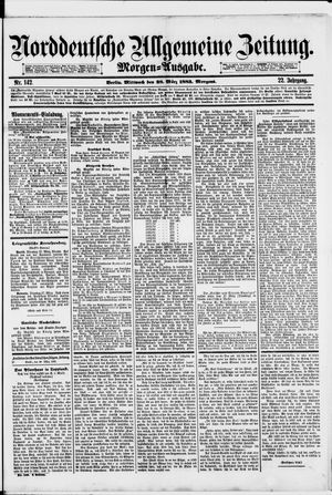 Norddeutsche allgemeine Zeitung vom 28.03.1883