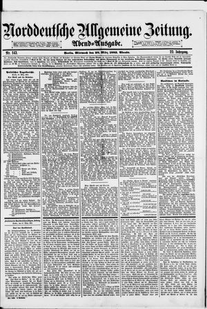 Norddeutsche allgemeine Zeitung vom 28.03.1883