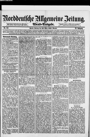 Norddeutsche allgemeine Zeitung on Mar 30, 1883