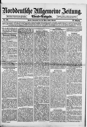 Norddeutsche allgemeine Zeitung on Mar 31, 1883