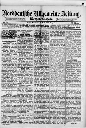 Norddeutsche allgemeine Zeitung vom 17.04.1883