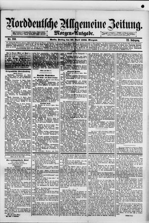 Norddeutsche allgemeine Zeitung vom 20.04.1883