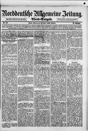 Norddeutsche allgemeine Zeitung vom 23.04.1883