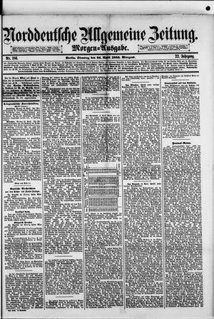 Norddeutsche allgemeine Zeitung on Apr 24, 1883