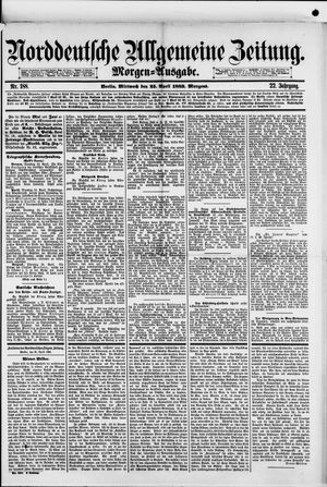 Norddeutsche allgemeine Zeitung vom 25.04.1883
