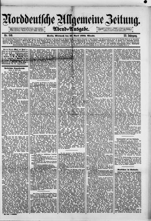 Norddeutsche allgemeine Zeitung vom 25.04.1883
