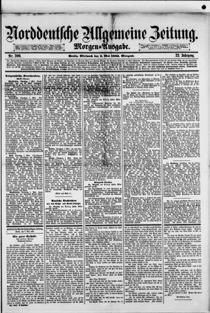 Norddeutsche allgemeine Zeitung on May 2, 1883