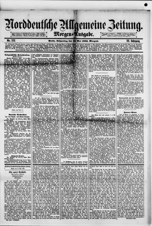Norddeutsche allgemeine Zeitung vom 10.05.1883