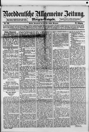 Norddeutsche allgemeine Zeitung vom 12.05.1883