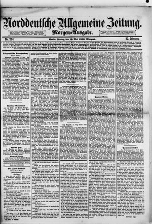 Norddeutsche allgemeine Zeitung vom 18.05.1883