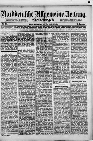 Norddeutsche allgemeine Zeitung vom 29.05.1883