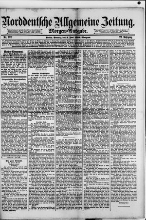 Norddeutsche allgemeine Zeitung on Jun 3, 1883