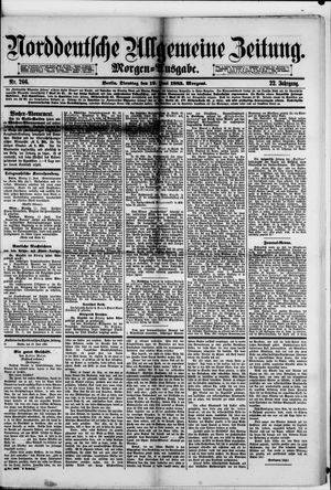 Norddeutsche allgemeine Zeitung vom 12.06.1883