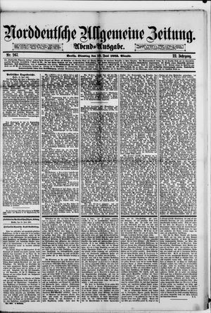Norddeutsche allgemeine Zeitung vom 12.06.1883