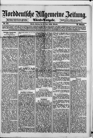 Norddeutsche allgemeine Zeitung on Jun 15, 1883