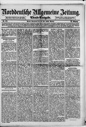 Norddeutsche allgemeine Zeitung vom 16.06.1883